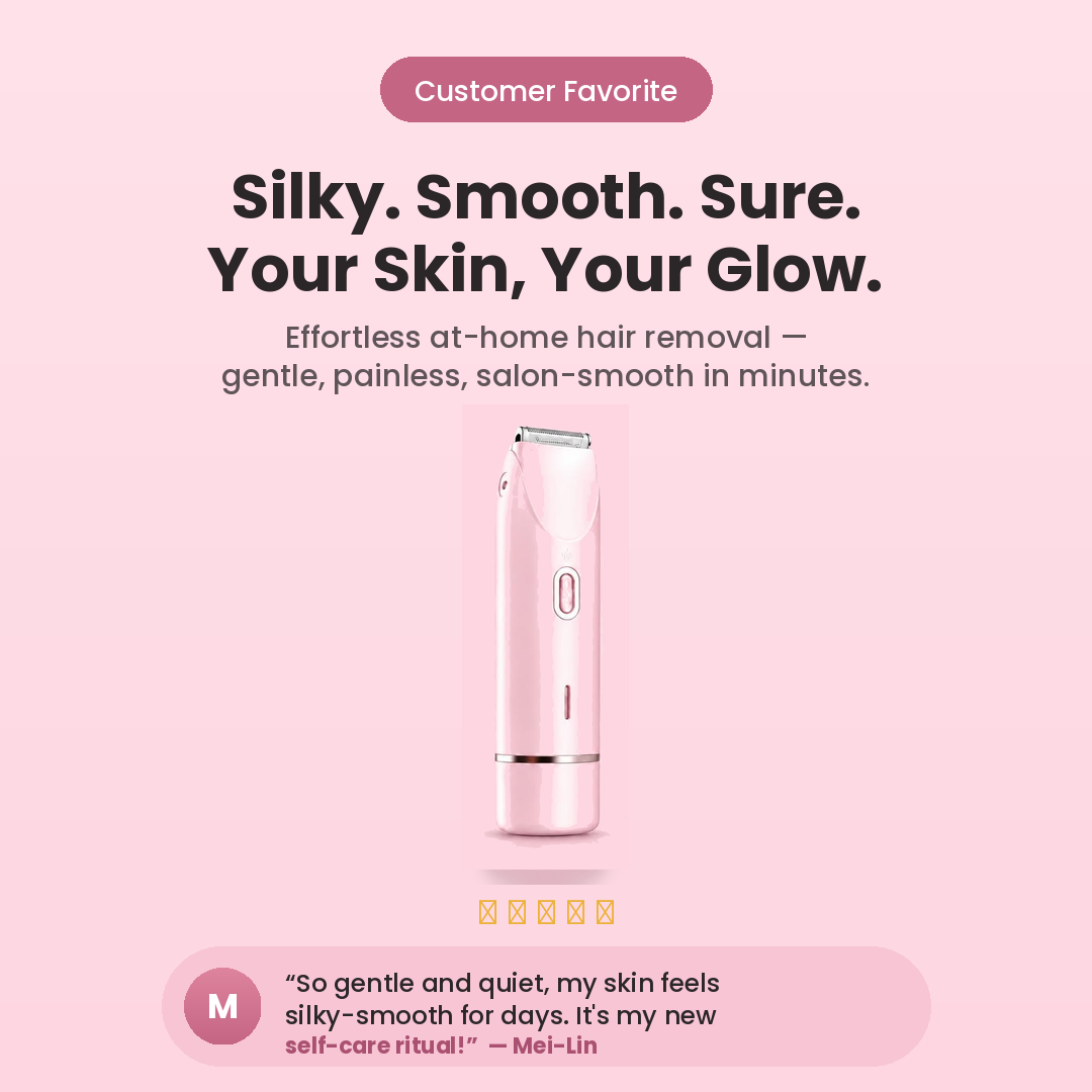 SilkGlow 2-in-1 Hair Remover
