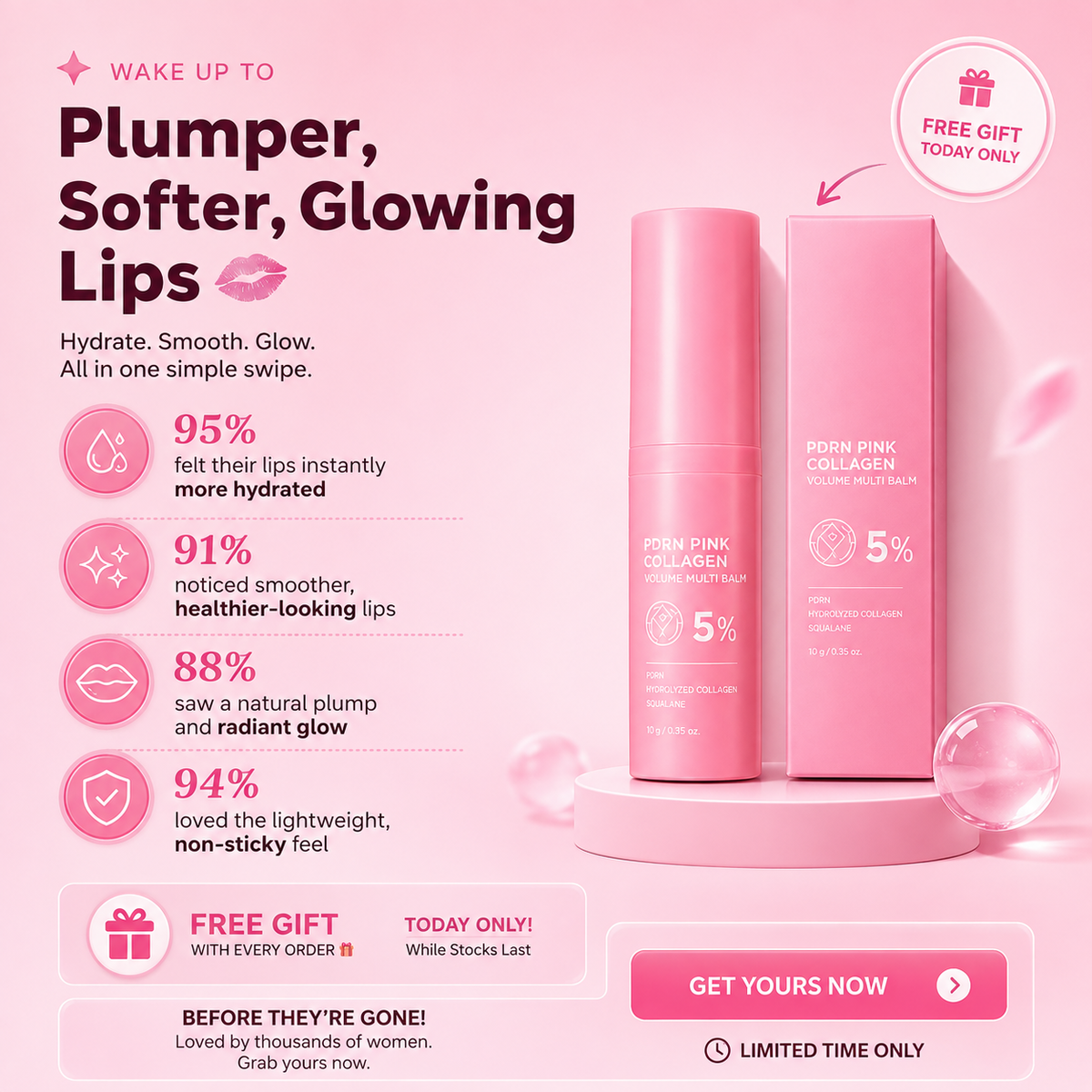 PINKAURA Collagen Balm